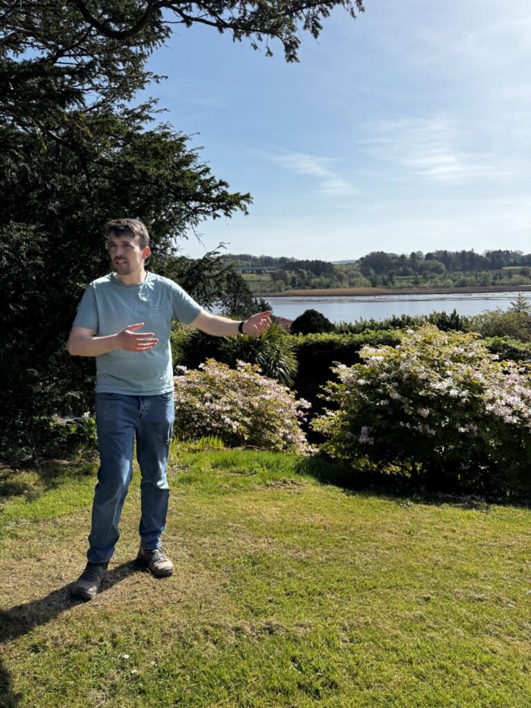 Farmer in Northern Ireland sharing how their arboretum was built over generations and how the 150 plant species present also tell a historical family of their country.
