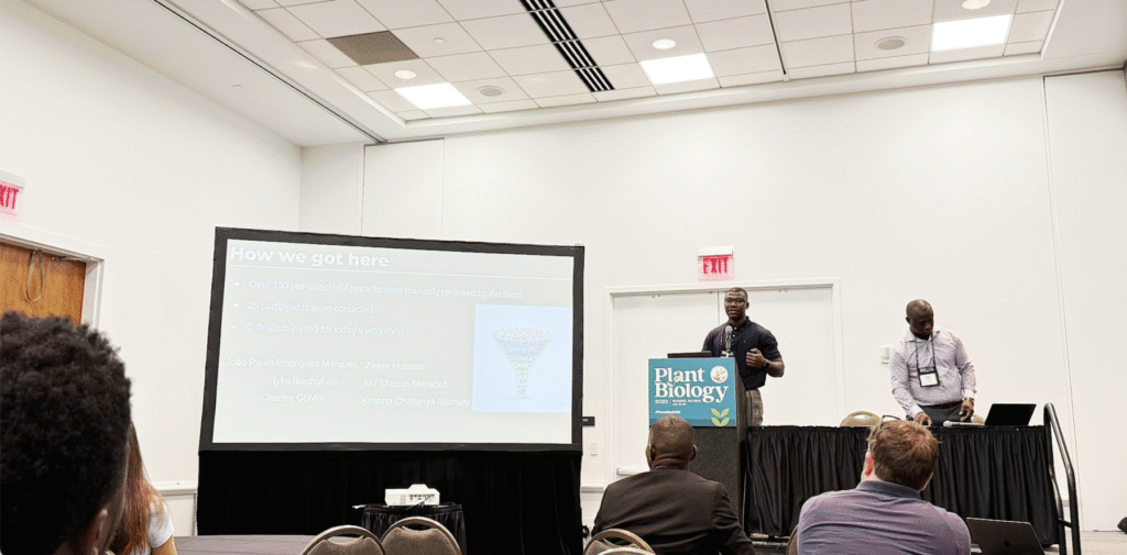 Dennis at the Plant Biology Conference 2025, in Milwaukee.