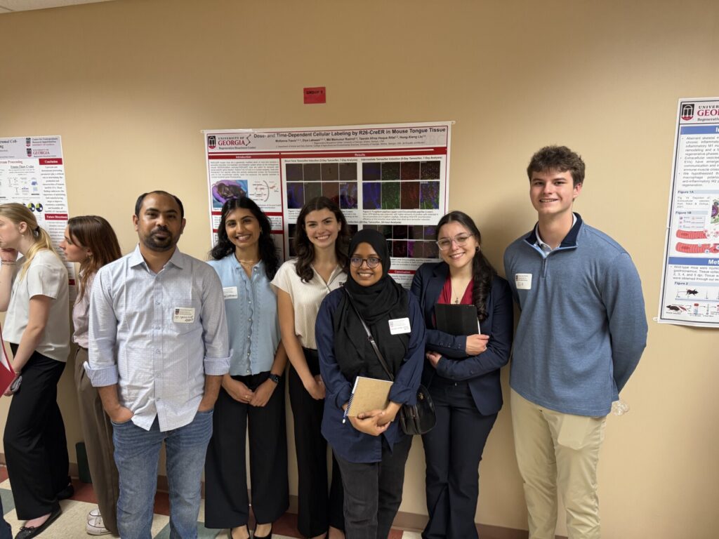 Grad and Undergrad Students from Liu lab in RBC Symposium 2026