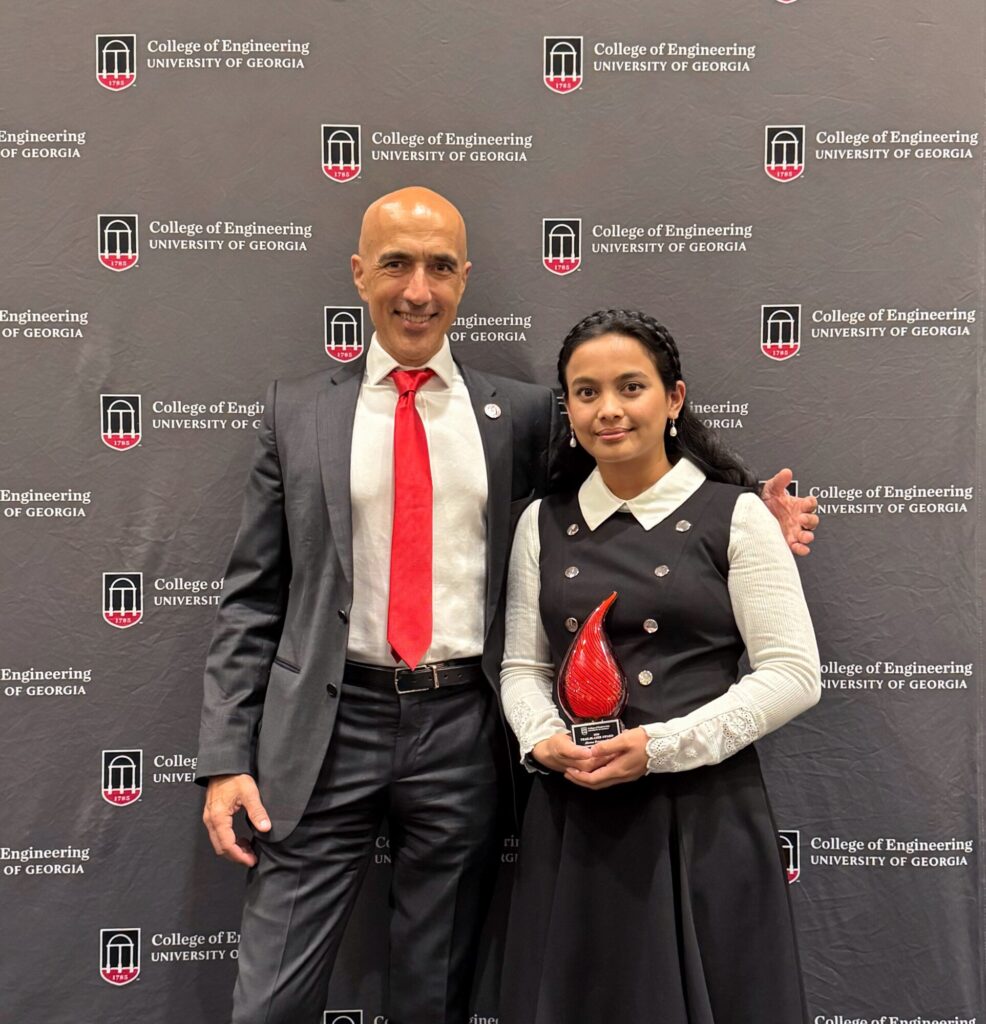 Aleena Rayamajhi is receiving her Trailblazer award