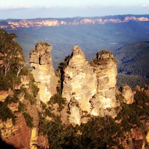 One of the famous spots at the Blue Mountains